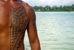 Polynesian tattoos in different areas of the body had different meanings